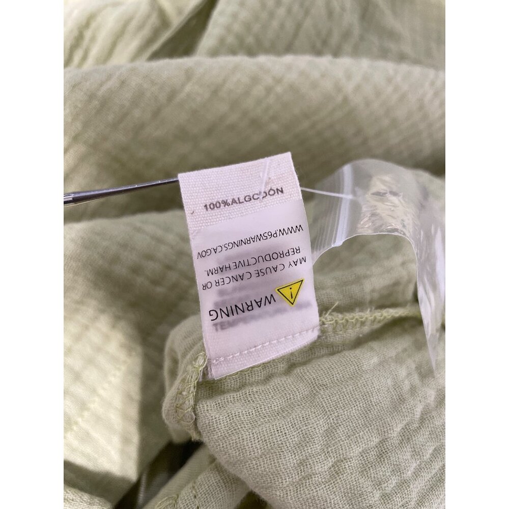 Hem And Thread Romper Size Medium Button Front V … - image 5